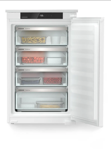 Ⓜ️🔵🔵🔵 LIEBHERR IFSd 3904 Pure - Congelatore verticale da incasso con SmartFrost, GARANZIA 10 ANNI INCLUSA* originale LIEBHERR, porta a traino, bianco, 88 x 60 cm, Nuova classe D