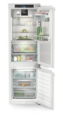 Ⓜ️🔵🔵🔵 LIEBHERR ICBNci 5183 Peak BioFresh NoFrost - Frigorifero combinato da incasso con BioFresh e NoFrost, GARANZIA 10 ANNI INCLUSA* originale LIEBHERR, Combinazione frigo sopra e congelatore sotto, porta autoportante, 178 x 60 cm, Nuova classe C