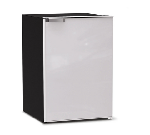 Ⓜ️🔵🔵🔵 Vitrifrigo C130LD CHR Grigio - Frigo-Freezer con termostato digitale, Porta singola pannellabile, 130 Litri, Chromelock, Grigio, Vent Position