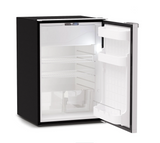 Ⓜ️🔵🔵🔵 Vitrifrigo C130LD CHR Grigio - Frigo-Freezer con termostato digitale, Porta singola pannellabile, 130 Litri, Chromelock, Grigio, Vent Position