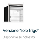 Ⓜ️🔵🔵🔵 Vitrifrigo C130LD CHR Nero - Frigo-Freezer con termostato digitale, Porta singola pannellabile, 130 Litri, Chromelock, Nero, Vent Position