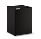 Ⓜ️🔵🔵🔵 Vitrifrigo C130LD CHR Nero - Frigo-Freezer con termostato digitale, Porta singola pannellabile, 130 Litri, Chromelock, Nero, Vent Position