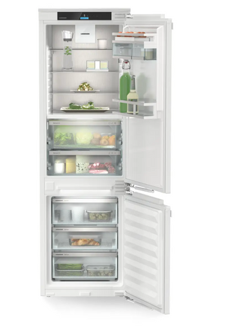 Ⓜ️🔵🔵🔵 LIEBHERR ICBNbi 5153 Prime BioFresh NoFrost - Frigorifero combinato da incasso con BioFresh e NoFrost, GARANZIA 10 ANNI INCLUSA originale LIEBHERR, Combinazione frigo sopra e congelatore sotto, porta autoportante, 178 x 60 cm, Nuova classe B