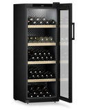 Ⓜ️🔵🔵🔵 LIEBHERR WPbl 5001 GrandCru - Cantinetta da libera installazione, GARANZIA 10 ANNI INCLUSA* originale LIEBHERR, 196 bottiglie, 1 zona, Nero e Vetro, 168,4 x 60 cm, Nuova classe F