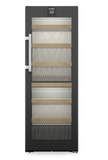 Ⓜ️🔵🔵🔵 LIEBHERR WPbsi 5052 Vinidor - Cantinetta da libera installazione, GARANZIA 10 ANNI INCLUSA* originale LIEBHERR, 131 bottiglie, 2 zone, Acciaio Nero Spazzolato e Vetro, 165,4 x 60 cm, Nuova classe F