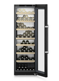 Ⓜ️🔵🔵🔵 LIEBHERR WPbsi 5252 Vinidor - Cantinetta da libera installazione, GARANZIA 10 ANNI INCLUSA* originale LIEBHERR, 155 bottiglie, 2 zone, Acciaio Nero Spazzolato e Vetro, 185,4 x 60 cm, Nuova classe F