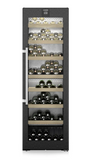 Ⓜ️🔵🔵🔵 LIEBHERR WPbsi 5252 Vinidor - Cantinetta da libera installazione, GARANZIA 10 ANNI INCLUSA* originale LIEBHERR, 155 bottiglie, 2 zone, Acciaio Nero Spazzolato e Vetro, 185,4 x 60 cm, Nuova classe F