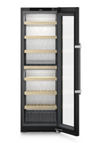 Ⓜ️🔵🔵🔵 LIEBHERR WPbsi 5252 Vinidor - Cantinetta da libera installazione, GARANZIA 10 ANNI INCLUSA* originale LIEBHERR, 155 bottiglie, 2 zone, Acciaio Nero Spazzolato e Vetro, 185,4 x 60 cm, Nuova classe F