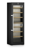 Ⓜ️🔵🔵🔵 LIEBHERR WPbsi 5252 Vinidor - Cantinetta da libera installazione, GARANZIA 10 ANNI INCLUSA* originale LIEBHERR, 155 bottiglie, 2 zone, Acciaio Nero Spazzolato e Vetro, 185,4 x 60 cm, Nuova classe F