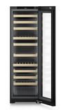 Ⓜ️🔵🔵🔵 LIEBHERR WPgbi 5273 Vinidor Selection - Cantinetta da libera installazione, GARANZIA 10 ANNI INCLUSA* originale LIEBHERR, 104 bottiglie, 3 zone, Nero e Vetro, 185,4 x 60 cm, Nuova classe F