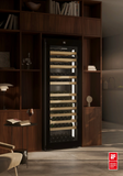 Ⓜ️🔵🔵🔵 LIEBHERR WPgbi 7473 Vinidor Selection - Cantinetta da libera installazione, GARANZIA 10 ANNI INCLUSA* originale LIEBHERR, 182 bottiglie, 3 zone, Nero e Vetro, 201,3 x 70 cm, Nuova classe F