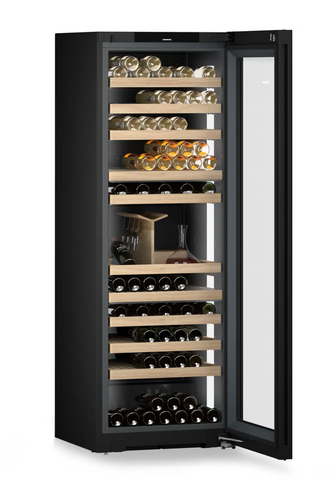 Ⓜ️🔵🔵🔵 LIEBHERR WPgbi 7483 Vinidor Selection - Cantinetta da libera installazione, GARANZIA 10 ANNI INCLUSA* originale LIEBHERR, 149 bottiglie, 3 zone, Nero e Vetro, 201,3 x 70 cm, Nuova classe F