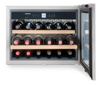 Ⓜ️🔵🔵🔵 LIEBHERR WKEes 553 GrandCru - Cantinetta da incasso, GARANZIA 10 ANNI INCLUSA* originale LIEBHERR, 18 bottiglie, 1 zona, Inox e Cristal, 45 cm, Nuova classe G