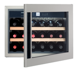Ⓜ️🔵🔵🔵 LIEBHERR WKEes 553 GrandCru - Cantinetta da incasso, GARANZIA 10 ANNI INCLUSA* originale LIEBHERR, 18 bottiglie, 1 zona, Inox e Cristal, 45 cm, Nuova classe G