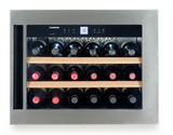Ⓜ️🔵🔵🔵 LIEBHERR WKEes 553 GrandCru - Cantinetta da incasso, GARANZIA 10 ANNI INCLUSA* originale LIEBHERR, 18 bottiglie, 1 zona, Inox e Cristal, 45 cm, Nuova classe G