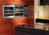 Ⓜ️🔵🔵🔵 LIEBHERR WKEes 553 GrandCru - Cantinetta da incasso, GARANZIA 10 ANNI INCLUSA* originale LIEBHERR, 18 bottiglie, 1 zona, Inox e Cristal, 45 cm, Nuova classe G