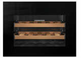 Ⓜ️🔵🔵🔵 LIEBHERR WKEgb 582 GrandCru - Cantinetta da incasso, GARANZIA 10 ANNI INCLUSA* originale LIEBHERR, 18 bottiglie, 1 zona, Nero e Vetro, 45 cm, Nuova classe G