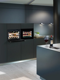 Ⓜ️🔵🔵🔵 LIEBHERR WKEgb 582 GrandCru - Cantinetta da incasso, GARANZIA 10 ANNI INCLUSA* originale LIEBHERR, 18 bottiglie, 1 zona, Nero e Vetro, 45 cm, Nuova classe G