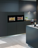 Ⓜ️🔵🔵🔵 LIEBHERR WKEgb 582 GrandCru - Cantinetta da incasso, GARANZIA 10 ANNI INCLUSA* originale LIEBHERR, 18 bottiglie, 1 zona, Nero e Vetro, 45 cm, Nuova classe G