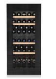 Ⓜ️🔵🔵🔵 LIEBHERR EWTgb 2383 Vinidor - Cantinetta da incasso, GARANZIA 10 ANNI INCLUSA* originale LIEBHERR, 51 bottiglie, 2 zone, Nero e Vetro, 122 cm, Nuova classe G
