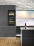 Ⓜ️🔵🔵🔵 LIEBHERR EWTgb 2383 Vinidor - Cantinetta da incasso, GARANZIA 10 ANNI INCLUSA* originale LIEBHERR, 51 bottiglie, 2 zone, Nero e Vetro, 122 cm, Nuova classe G