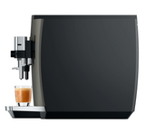 Ⓜ️🔵🔵🔵 JURA E8 Dark Inox - Macchina da caffè espresso COMPLETAMENTE AUTOMATICA (dai chicchi al caffè), colore DARK INOX, 2 tazze, bevande con latte, 17 tipi di bevande, FACILISSIMA DA USARE E DA PULIRE