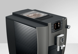Ⓜ️🔵🔵🔵 JURA E6 Dark Inox - Macchina da caffè espresso COMPLETAMENTE AUTOMATICA (dai chicchi al caffè), colore DARK INOX, 2 tazze, anche bevande con latte, 11 tipi di bevande, FACILISSIMA DA USARE E DA PULIRE