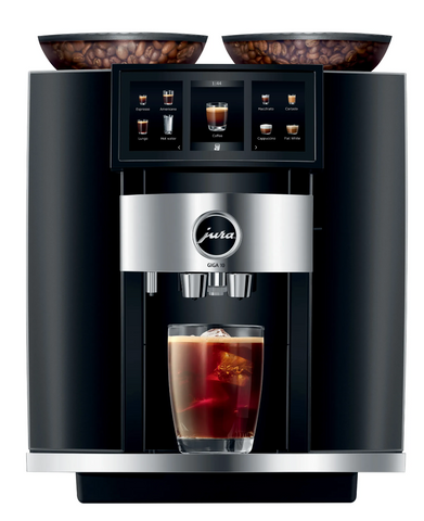 Ⓜ️🔵🔵🔵 JURA GIGA 10 Diamond Black - Macchina da caffè espresso COMPLETAMENTE AUTOMATICA (dai chicchi al caffè), colore PIANO BLACK, 32 preparazioni di caffè, anche con latte
