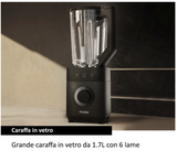 Ⓜ️🔵🔵🔵 Haier HBL5B2 011 - [📦🚨Spedizione immediata!🚚💨] Frullatore I-Master Serie 5, Obsidian Grey, SENZA BPA, 6 lame in acciaio inox, Caraffa in vetro da 2 litri, 3 programmi