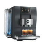 Ⓜ️🔵🔵🔵 JURA Z10 Aluminium Dark Inox - Macchina da caffè espresso COMPLETAMENTE AUTOMATICA (dai chicchi al caffè), colore ALUMINIUM DARK INOX, 32 preparazioni di caffè, anche con latte, funzione Cold Drew