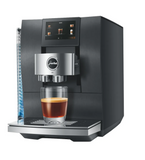 Ⓜ️🔵🔵🔵 JURA Z10 Aluminium Dark Inox - Macchina da caffè espresso COMPLETAMENTE AUTOMATICA (dai chicchi al caffè), colore ALUMINIUM DARK INOX, 32 preparazioni di caffè, anche con latte, funzione Cold Drew