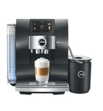 Ⓜ️🔵🔵🔵 JURA Z10 Aluminium Dark Inox - Macchina da caffè espresso COMPLETAMENTE AUTOMATICA (dai chicchi al caffè), colore ALUMINIUM DARK INOX, 32 preparazioni di caffè, anche con latte, funzione Cold Drew
