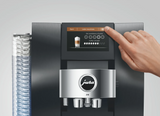 Ⓜ️🔵🔵🔵 JURA Z10 Aluminium Dark Inox - Macchina da caffè espresso COMPLETAMENTE AUTOMATICA (dai chicchi al caffè), colore ALUMINIUM DARK INOX, 32 preparazioni di caffè, anche con latte, funzione Cold Drew