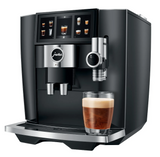 Ⓜ️🔵🔵🔵 JURA J8 Twin Diamond Black - Macchina da caffè espresso COMPLETAMENTE AUTOMATICA (dai chicchi al caffè), colore TWIN DIAMOND BLACK, 31 preparazioni di caffè, anche con latte, funzione Sweet Foam