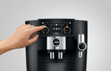 Ⓜ️🔵🔵🔵 JURA J8 Twin Diamond Black - Macchina da caffè espresso COMPLETAMENTE AUTOMATICA (dai chicchi al caffè), colore TWIN DIAMOND BLACK, 31 preparazioni di caffè, anche con latte, funzione Sweet Foam