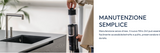 Ⓜ️🔵🔵🔵 Hoover HFX10P 011 -  Scopa elettrica senza filo HFX Senza sacco, SVUOTAMENTO SUPER-FACILE, Throw-Off, capacità container 1,2 litri, 21.6 V, durata batteria fino a 30 min, ricarica in 3,5 h, Urban Black
