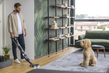 Ⓜ️🔵🔵🔵 Hoover HFX10P 011 -  Scopa elettrica senza filo HFX Senza sacco, SVUOTAMENTO SUPER-FACILE, Throw-Off, capacità container 1,2 litri, 21.6 V, durata batteria fino a 30 min, ricarica in 3,5 h, Urban Black
