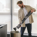 Ⓜ️🔵🔵🔵 Hoover HFX10P 011 -  Scopa elettrica senza filo HFX Senza sacco, SVUOTAMENTO SUPER-FACILE, Throw-Off, capacità container 1,2 litri, 21.6 V, durata batteria fino a 30 min, ricarica in 3,5 h, Urban Black