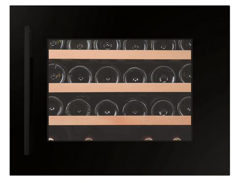 Ⓜ️🔵🔵🔵 DUNAVOX Joy-24- Cantinetta da incasso, 24 Bottiglie bordolesi standard, vetro nero con maniglia, Sistema anti vibrazioni, Filtro anti UV, Garanzia 3 ANNI + 2 ANNI sul compressore