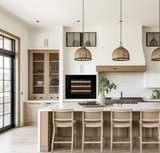 Ⓜ️🔵🔵🔵 DUNAVOX Joy-24- Cantinetta da incasso, 24 Bottiglie bordolesi standard, vetro nero con maniglia, Sistema anti vibrazioni, Filtro anti UV, Garanzia 3 ANNI + 2 ANNI sul compressore