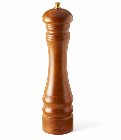 Ⓜ️🔵🔵🔵 Tre Spade TOR 26 - Macinapepe, prodotto artigianalmente in Italia, 26 cm, legno pregiato di faggio a lunga stagionatura, color noce, meccanismo speciale ad alta capacità, Macine coniche in acciaio speciale temprato