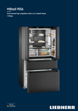 Ⓜ️🔵🔵🔵 LIEBHERR MBbsdi 9556 Prime BioFresh NoFrost - Frigorifero ad armadio FrenchDoor con 2 cassetti congelatore, IceMaker e InfinitySpring, GARANZIA 10 ANNI INCLUSA* originale LIEBHERR, Acciaio Nero Spazzolato, 91 x 181 cm, Nuova classe D