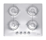 Ⓜ️🔵🔵🔵 CANDY CFX 64 - Piano cottura, 4 fuochi gas, inox, 60 cm
