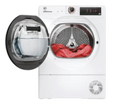 Ⓜ️🔵🔵🔵 HOOVER H-DRY 350 HR4 H7A2TBE-S - Asciugatrice SLIM 7 kg, Libera installazione, Slim, Bianco, Nuova classe E, Bianco, Controllo remoto avanzato e contenuti extra in App (Wi-Fi + BLUETOOTH®), L x P x A (mm) 596x480x850