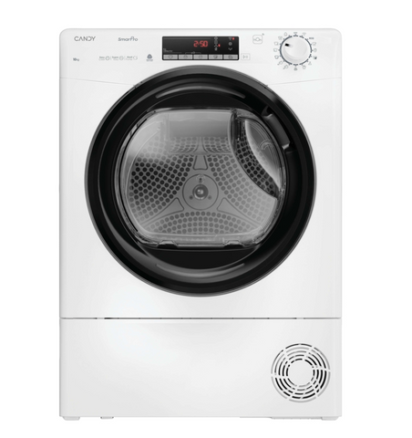 Ⓜ️🔵🔵🔵 CANDY CRO EH10N2TBE-S - Asciugatrice SMART PRO Inverter, 10 kg, libera installazione, bianca, Pompa di calore, Nuova classe D, Controllo remoto avanzato e contenuti extra in App (Wi-Fi + BLUETOOTH®), L x P x A (mm) 596x585x850