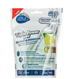 Ⓜ️🔵🔵🔵 CARE+PROTECT Triple Power Pod - Capsule anticalcare e sgrassanti per lavatrice e lavastoviglie, DA USARE A CICLO PIENO! Quindi senza più spreco di ciclo a vuoto, 1 confezione da 6 capsule per 6 mesi di protezione, da usare 1 volta al mese