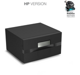 Ⓜ️🔵🔵🔵 Vitrifrigo D20A HP - Frigo-Freezer, Apertura a cassetto, Nero, CON COMPRESSORE HIGH PERFORMANCE, 20 Litri, All in one, Serie COMPACT DRAWER, Termostato Digitale, Night Mode, A x L x P 25x44x44.5 cm