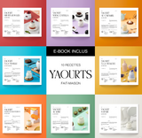 Ⓜ️🔵🔵🔵 H.Koenig ELY120 - Yogurtiera e formaggiera con 12 VASETTI IN VETRO per yogurt ed UNO PER FORMAGGIO FRESCO, con coperchio, CORPO IN ACCIAIO INOX