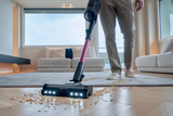 Ⓜ️🔵🔵🔵 Hoover HF610HX 011 - [📦🚨Spedizione immediata!🚚💨] Scopa elettrica senza filo, senza sacco, tubo pieghevole, SVUOTAMENTO FACILE, Sensore del pavimento, SUPER-POTENTE 650 W, colore Magenta