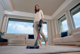 Ⓜ️🔵🔵🔵 Hoover HF610HX 011 - [📦🚨Spedizione immediata!🚚💨] Scopa elettrica senza filo, senza sacco, tubo pieghevole, SVUOTAMENTO FACILE, Sensore del pavimento, SUPER-POTENTE 650 W, colore Magenta